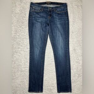 Lucky Brand Jeans Womens 8 Skinny Dark Wash Denim Zoe Dinner Date Classic Party